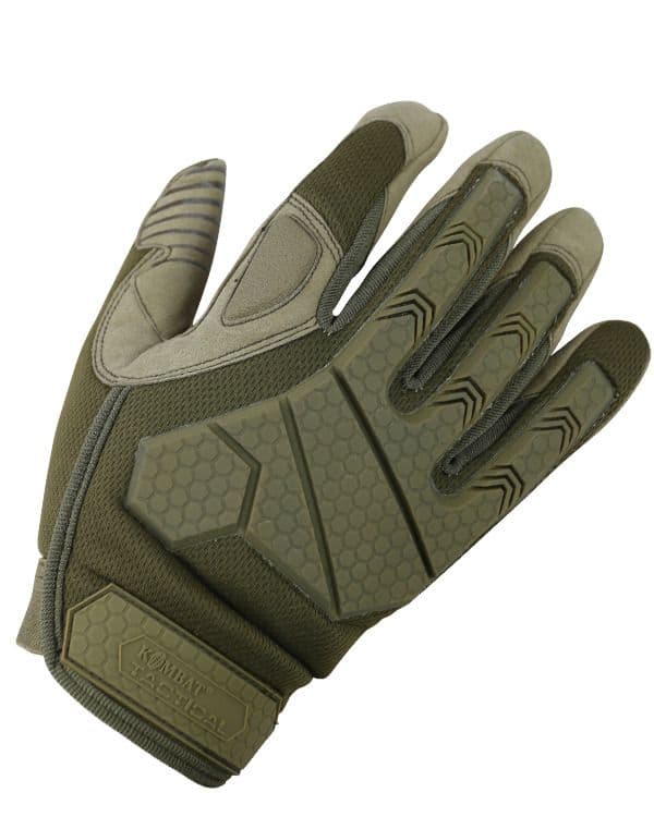 Alpha Tactical Gloves Green Black Multi Terrain Camo