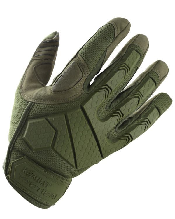 Alpha Tactical Gloves Green Black Multi Terrain Camo