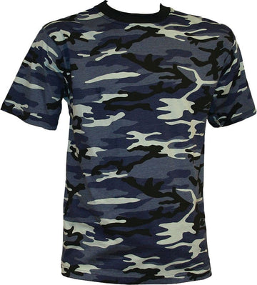 Blue Urban Camo T-Shirt