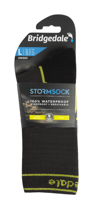 Bridgedale Storm Socks Lightweight Boot Dark Grey Waterproof Socks