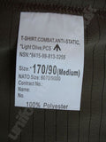 British PCS T-shirt Anti-Static Olive Green BRAND NEW