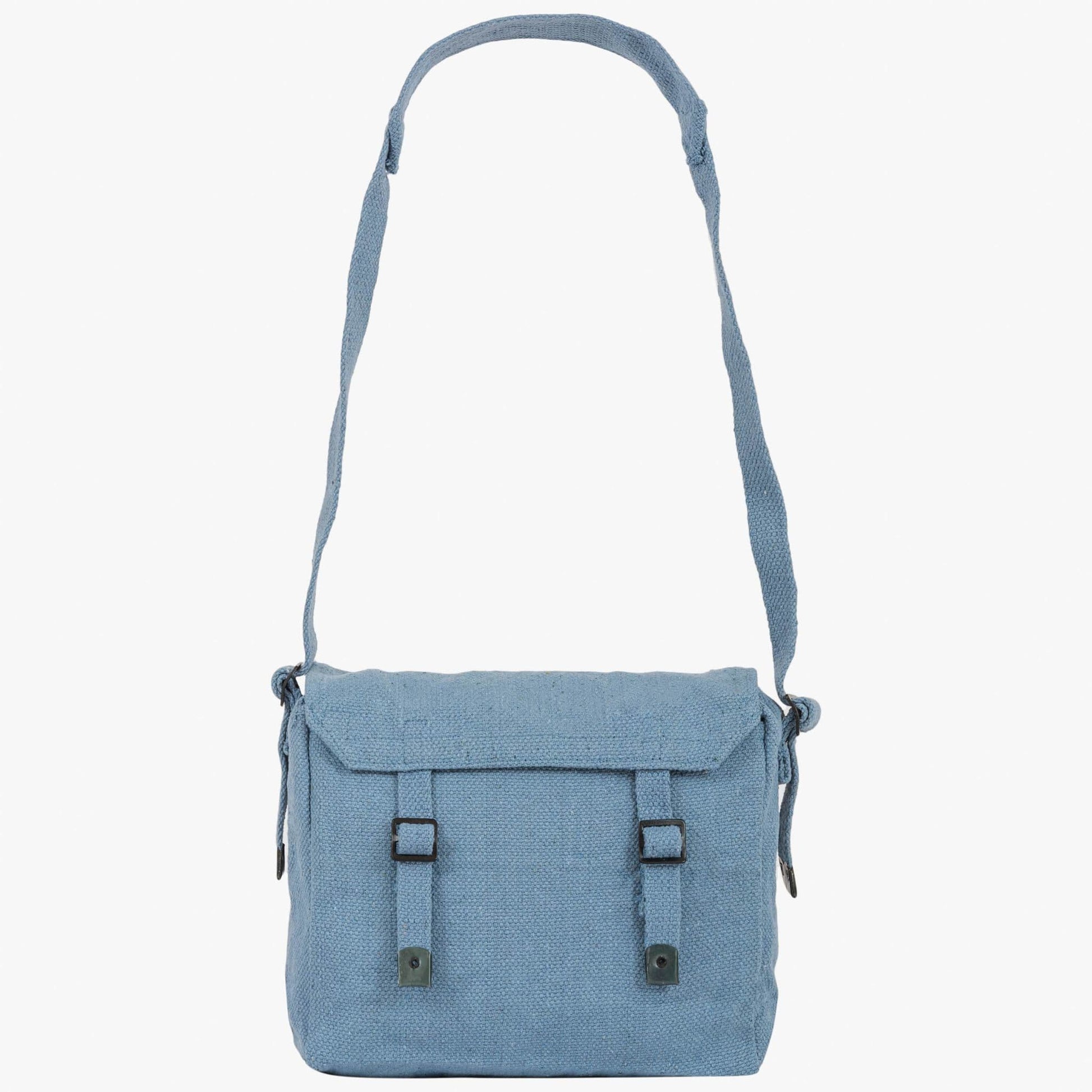 Canvas Webbing Shoulder Haversack Bag