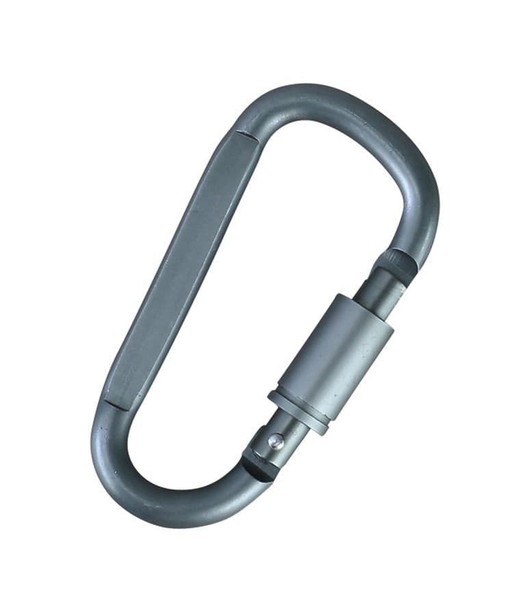 Gunmetal Grey Locking Carabiners