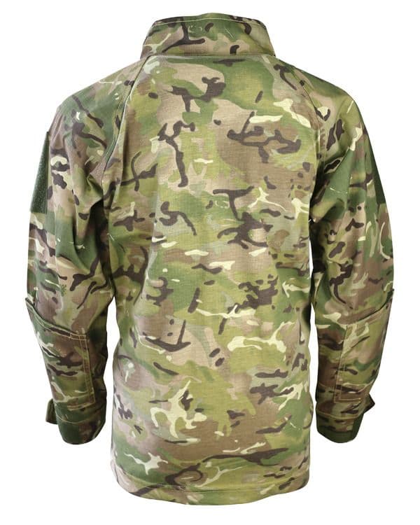Kids Camouflage Zip Shirt