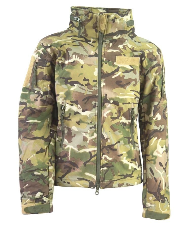 Kids Patriot Camo Soft Shell Jacket