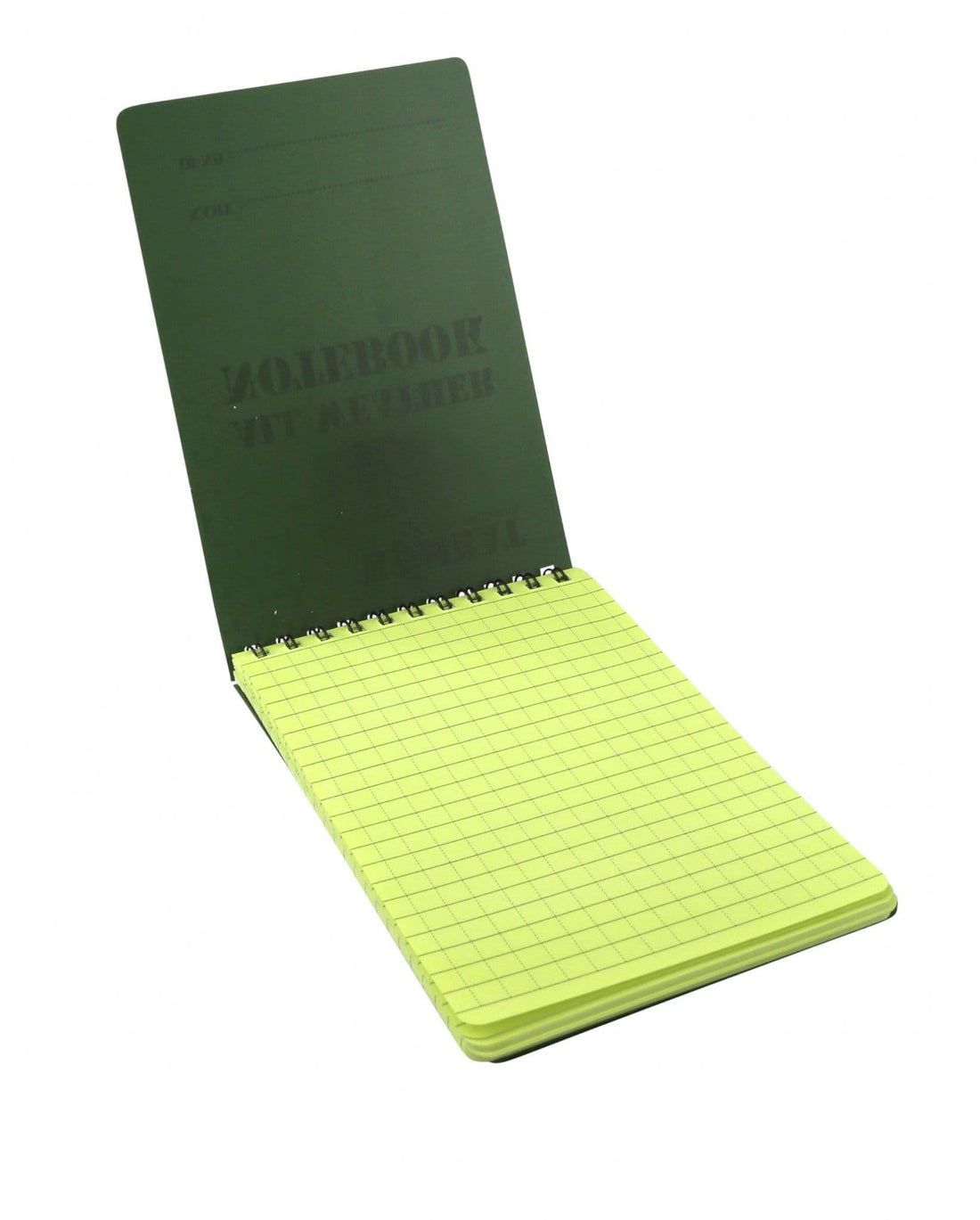Kombat UK A6 Waterproof Notepad Green