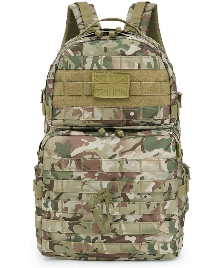 Kombat UK Medium MOLLE Assault Pack 40L Multi-Terrain Camouflage BTP