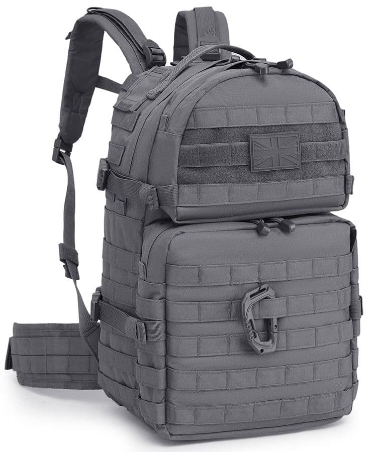 Kombat UK Medium MOLLE Assault Pack 40L Multi-Terrain Camouflage BTP