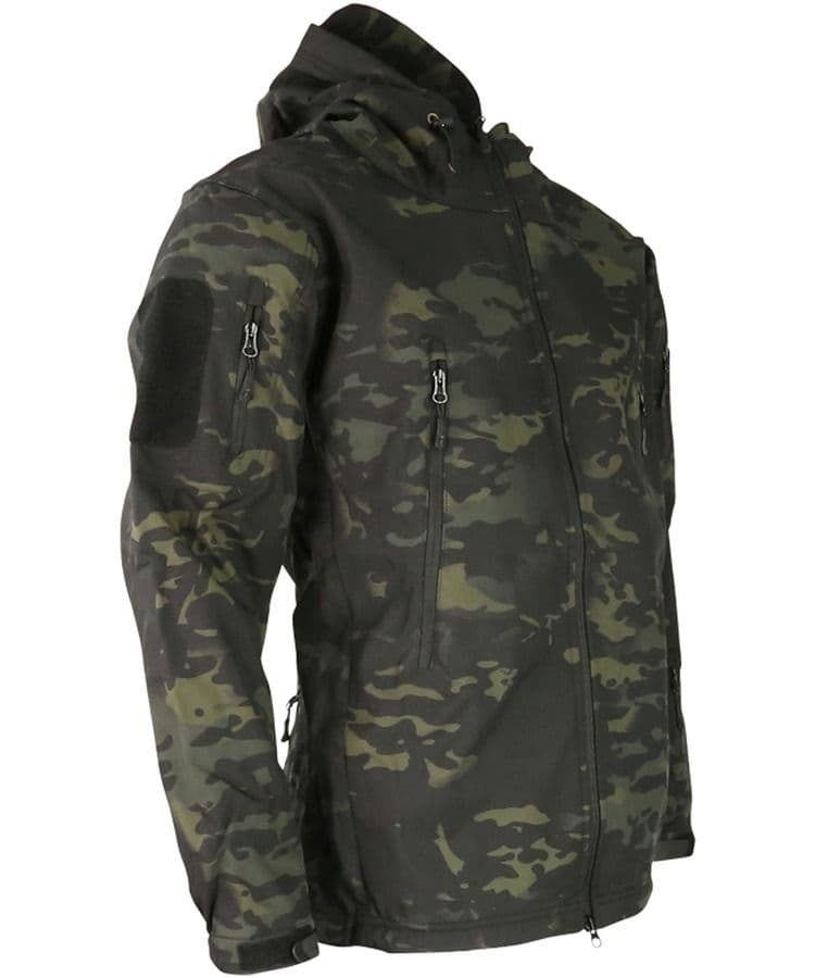 Kombat UK Patriot Tactical Jacket Multi Camo, Olive, Black