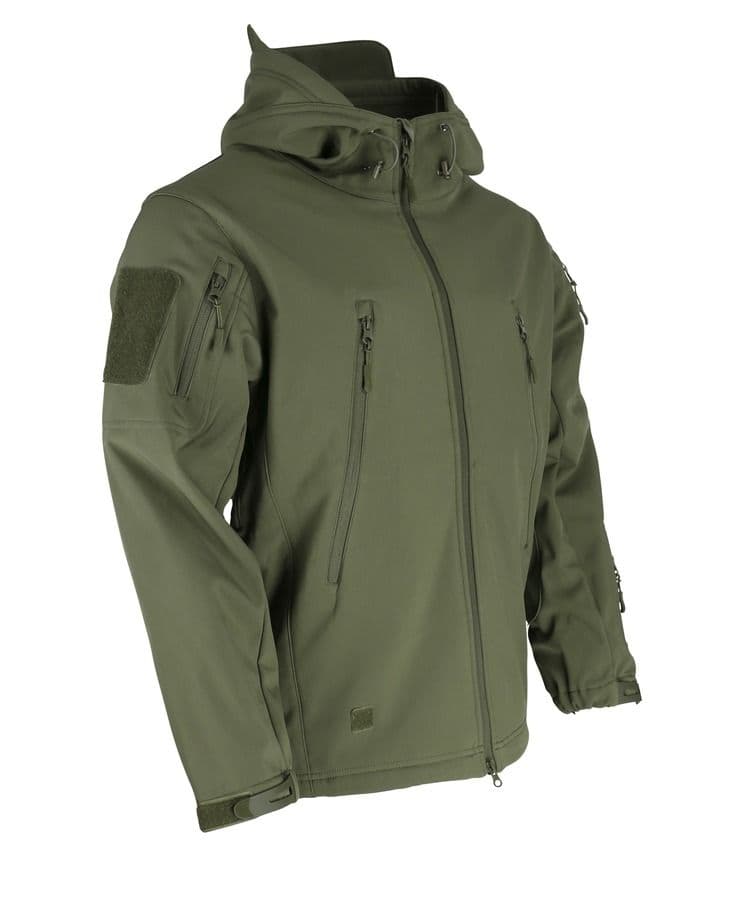 Kombat UK Patriot Tactical Jacket Multi Camo, Olive, Black