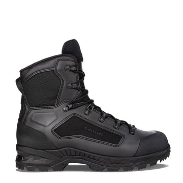 Lowa Breacher Black Mid Leg Combat Boot