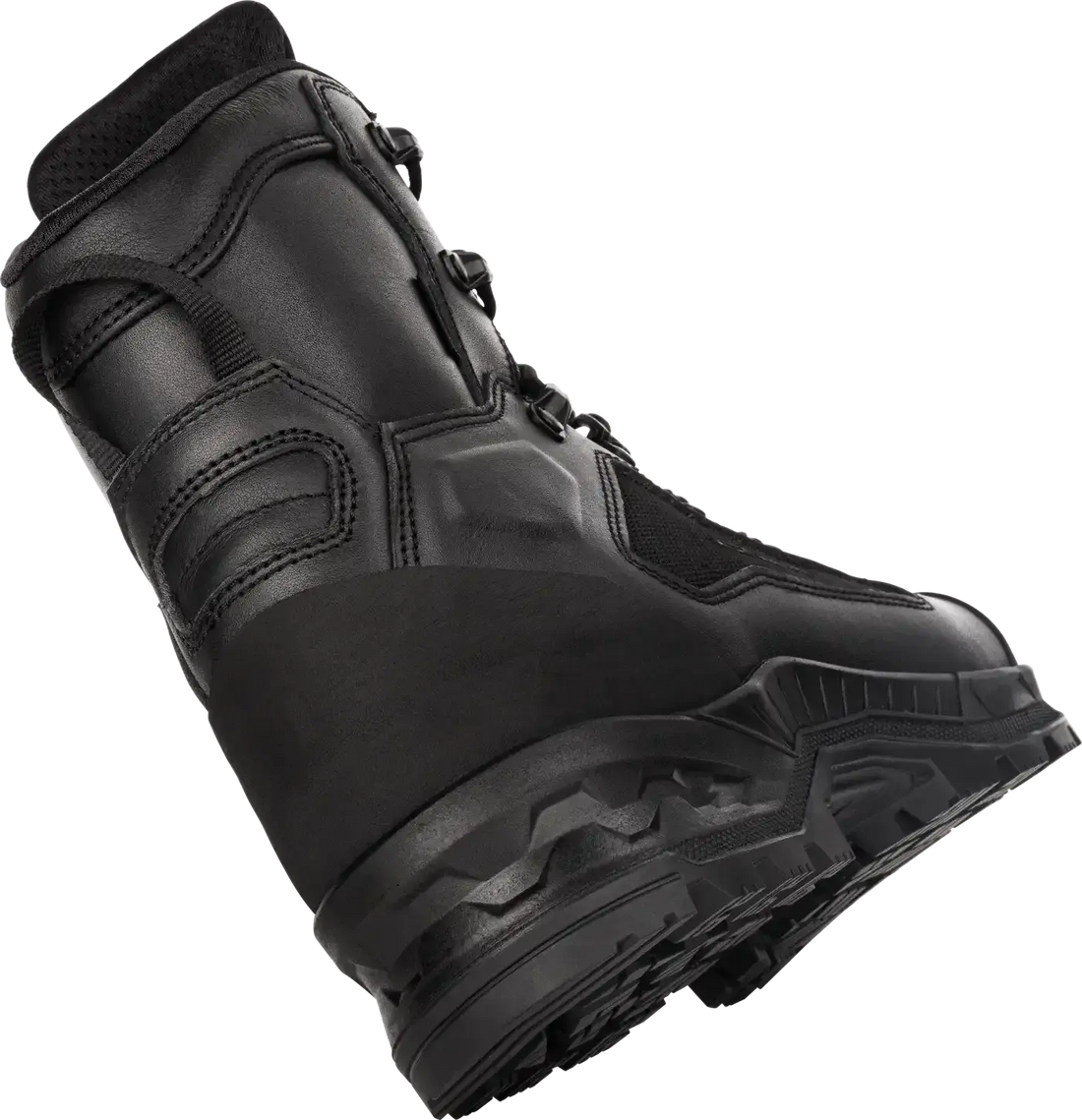 Lowa Breacher Black Mid Leg Combat Boot