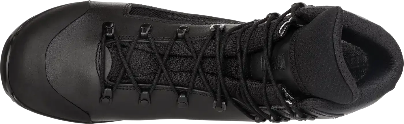 Lowa Breacher Black Mid Leg Combat Boot