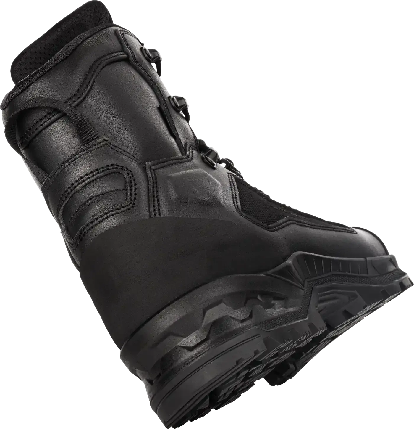 Lowa Breacher Black Mid Leg GTX Combat Boot