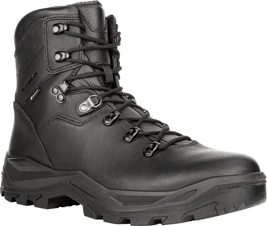 Lowa R-6 GTX Mid Black Combat Boot