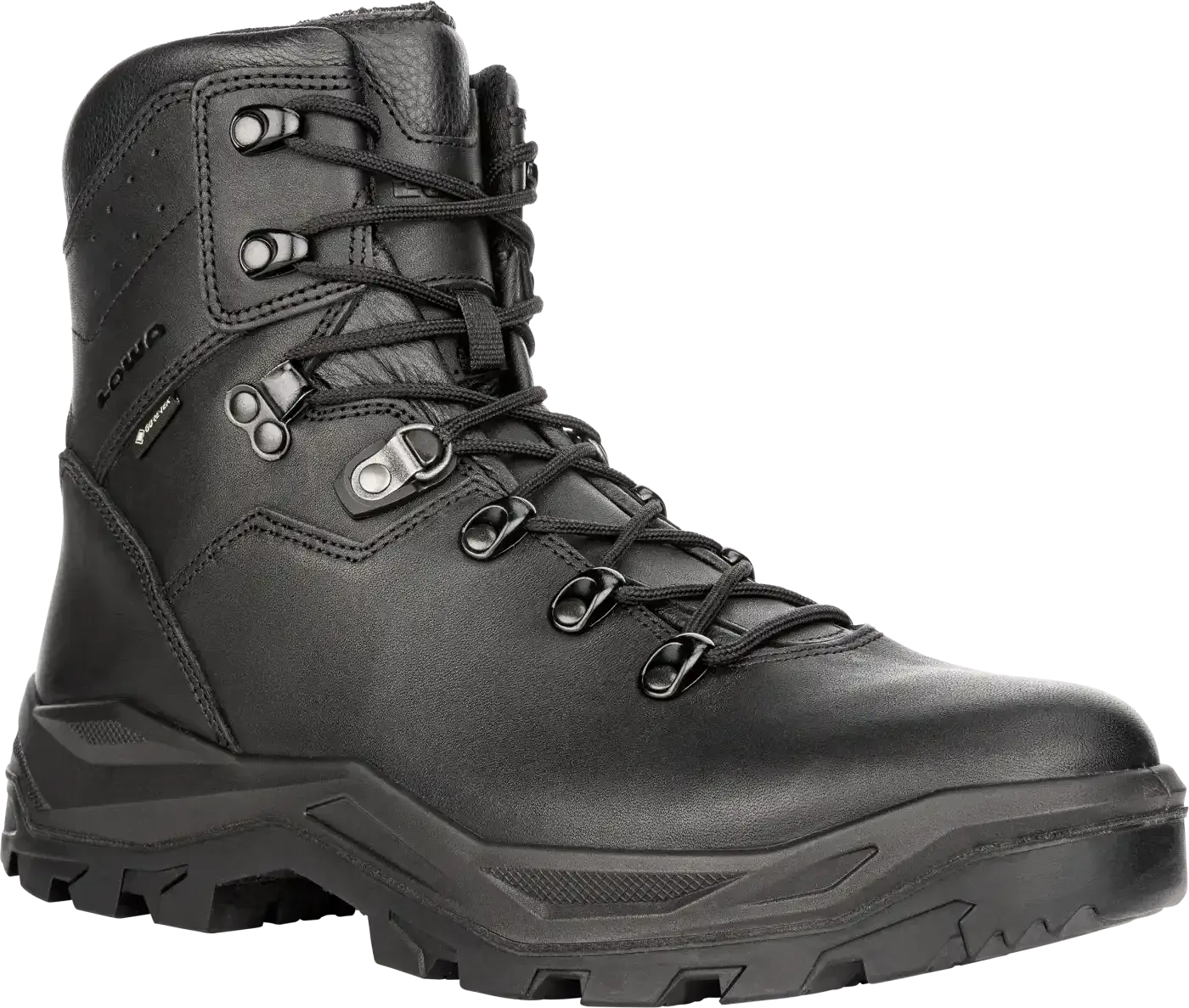 Lowa R-6 GTX Mid Black Combat Boot