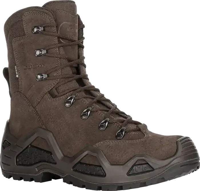 Lowa Z8N Brown GTX Nubuck Leather High-leg Tactical Combat Boot