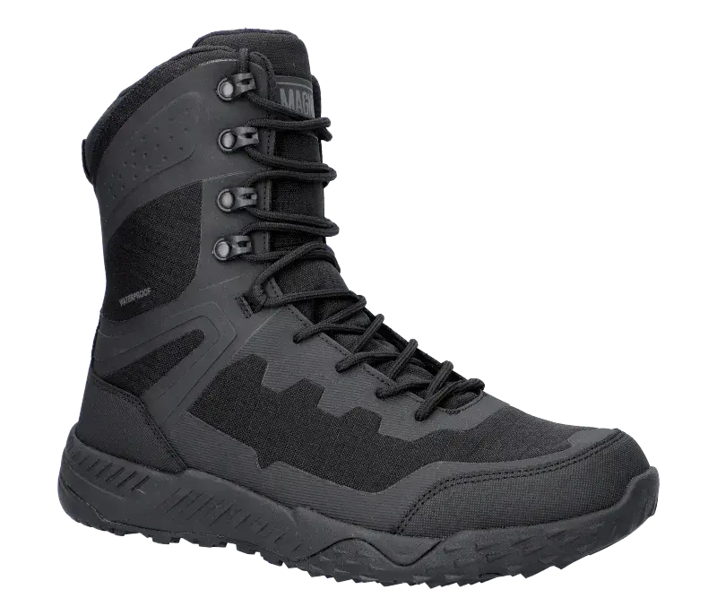Magnum Ultima 8.0 Side Zip Boot Black Waterproof Tactical Boot