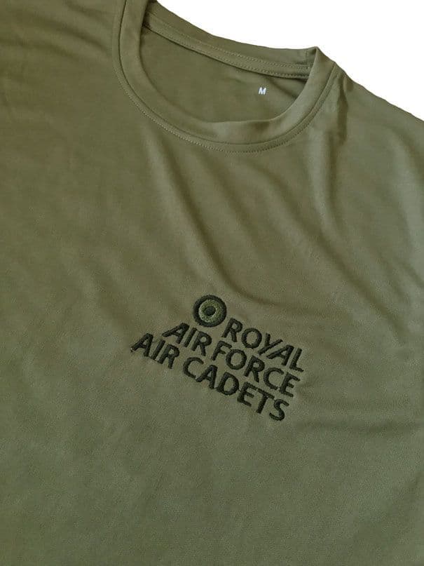 Olive Green Anti-wicking T-shirt 100% Polyester