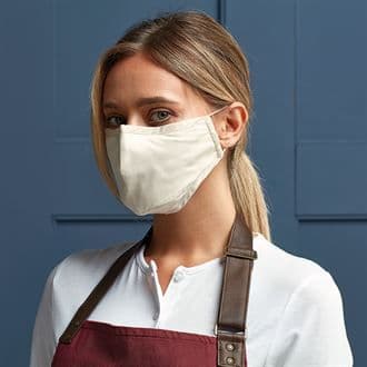 Premier 100% Cotton Face Mask 3-Layer Single