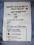 RAF Mans Wedgewood Shirt Short Sleeve